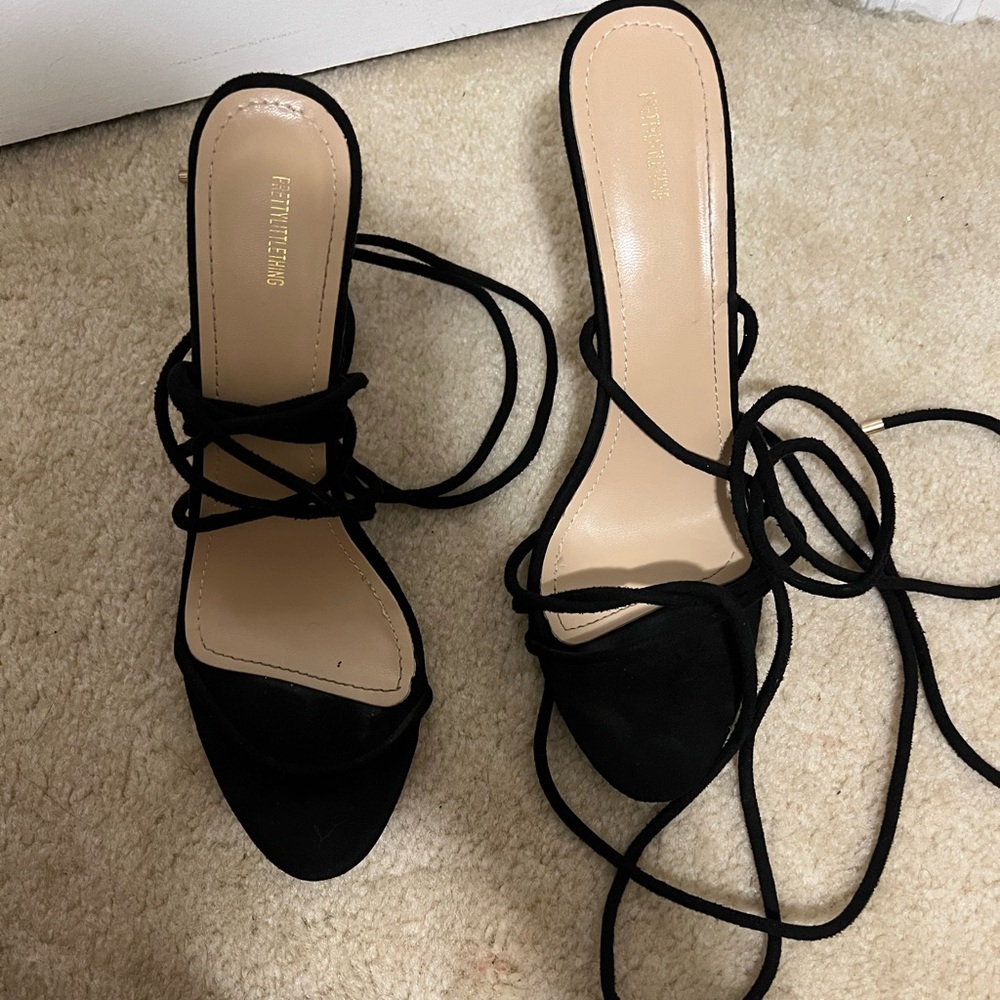 Black Strappy heels